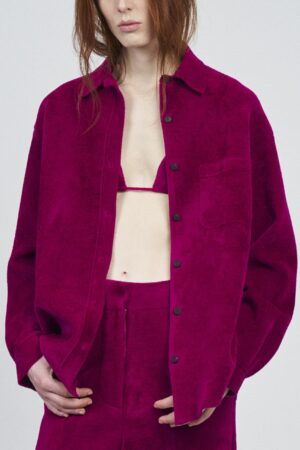 CHENILLE OVERSIZE SHIRT