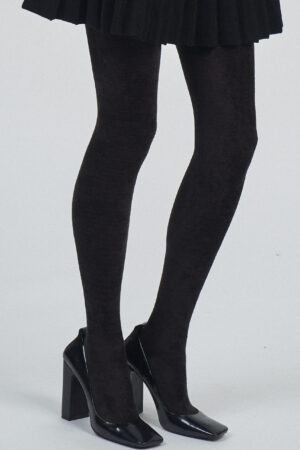 CHENILLE TIGHTS | MORO DARK BROWN