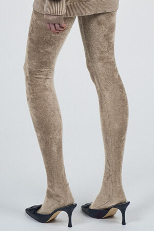 CHENILLE TIGHTS | WAX SAND